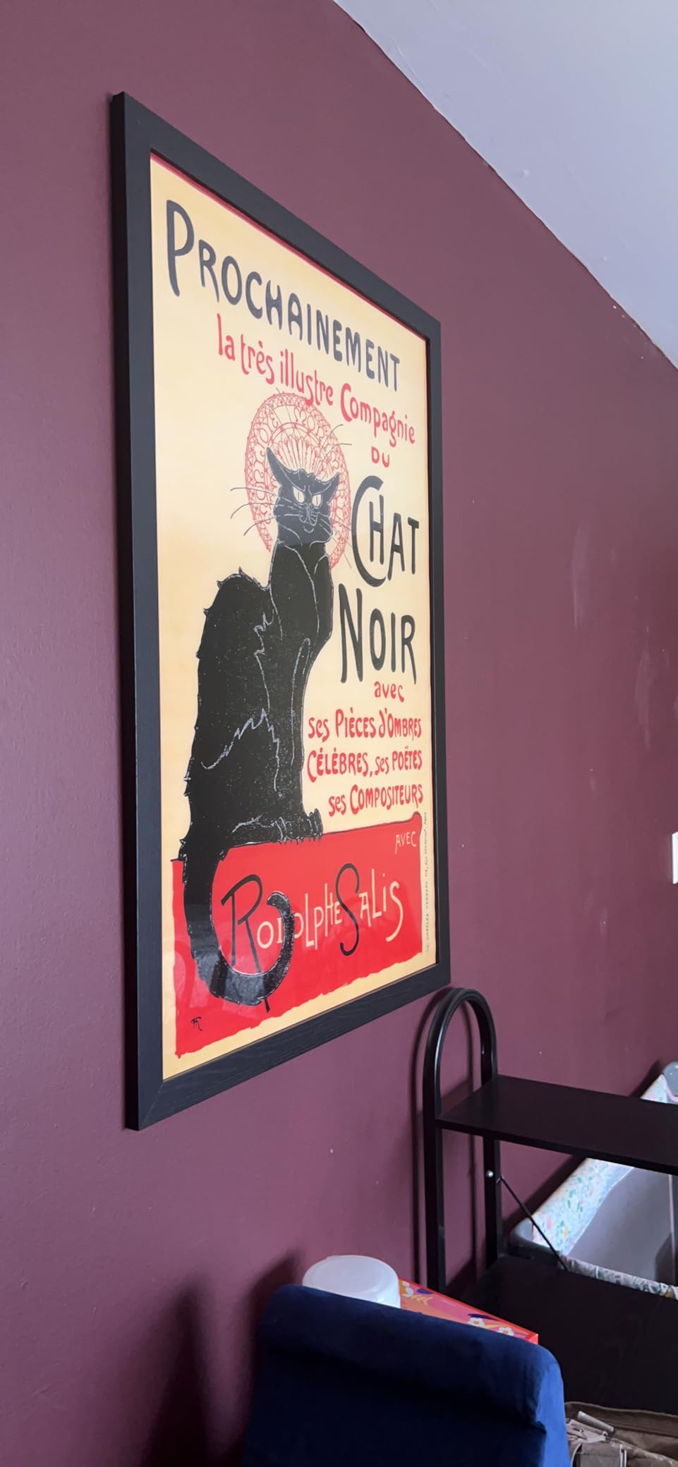 Le Chat Noir Poster The Black Cat Vintage Advertising Posters French Nouveau 1920 Prints Cool Wall Art Print 12x18 customer photo 1