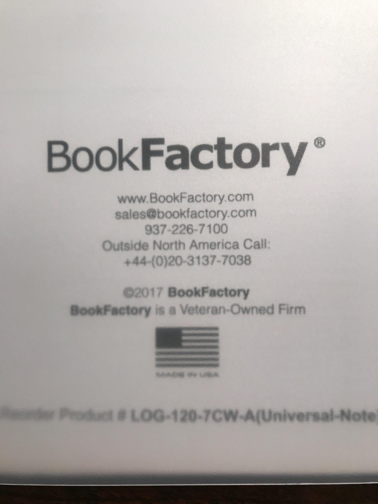 BookFactory Cornell Notes Notebook, Universal Note Taking System, 120 Pages, Wire-O Binding, 8.5