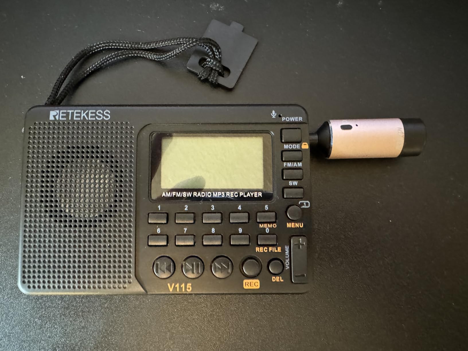 Retekess V115 Shortwave Radio, Digital Radio AM FM | for Camping, Shortwave Receiver, 1000mAh Rechargeable Battery, Presets, TF/AUX Playback, Recording, Bass Speaker customer photo 1