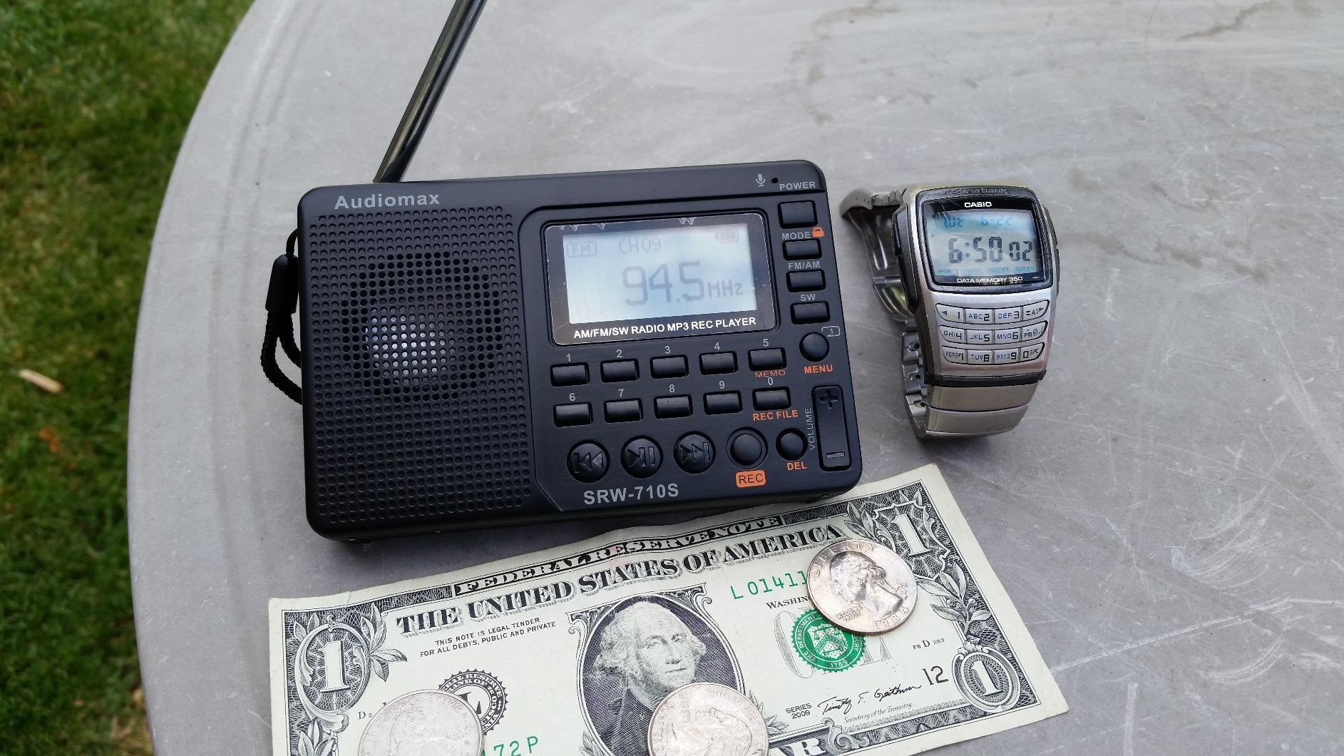 Retekess V115 Shortwave Radio, Digital Radio AM FM | for Camping, Shortwave Receiver, 1000mAh Rechargeable Battery, Presets, TF/AUX Playback, Recording, Bass Speaker customer photo 2