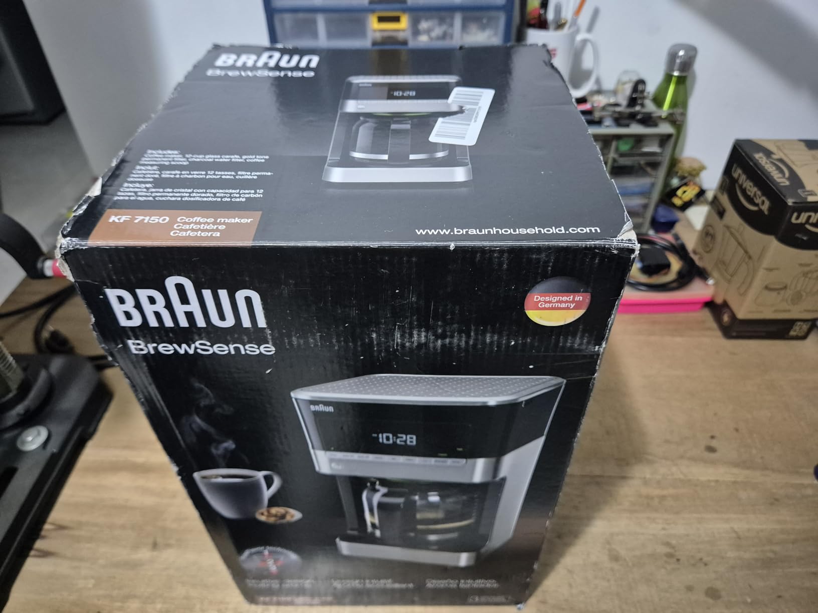 Braun BrewSense 12 Cup Drip Coffee Maker - Pause & Pour Mid Brew, Coffee Machine with 24-Hour Timer & Clock, Bold & Regular Strength, 1-4 Cup Functions, Self Clean, Auto Shutoff, Stainless Steel customer photo 1