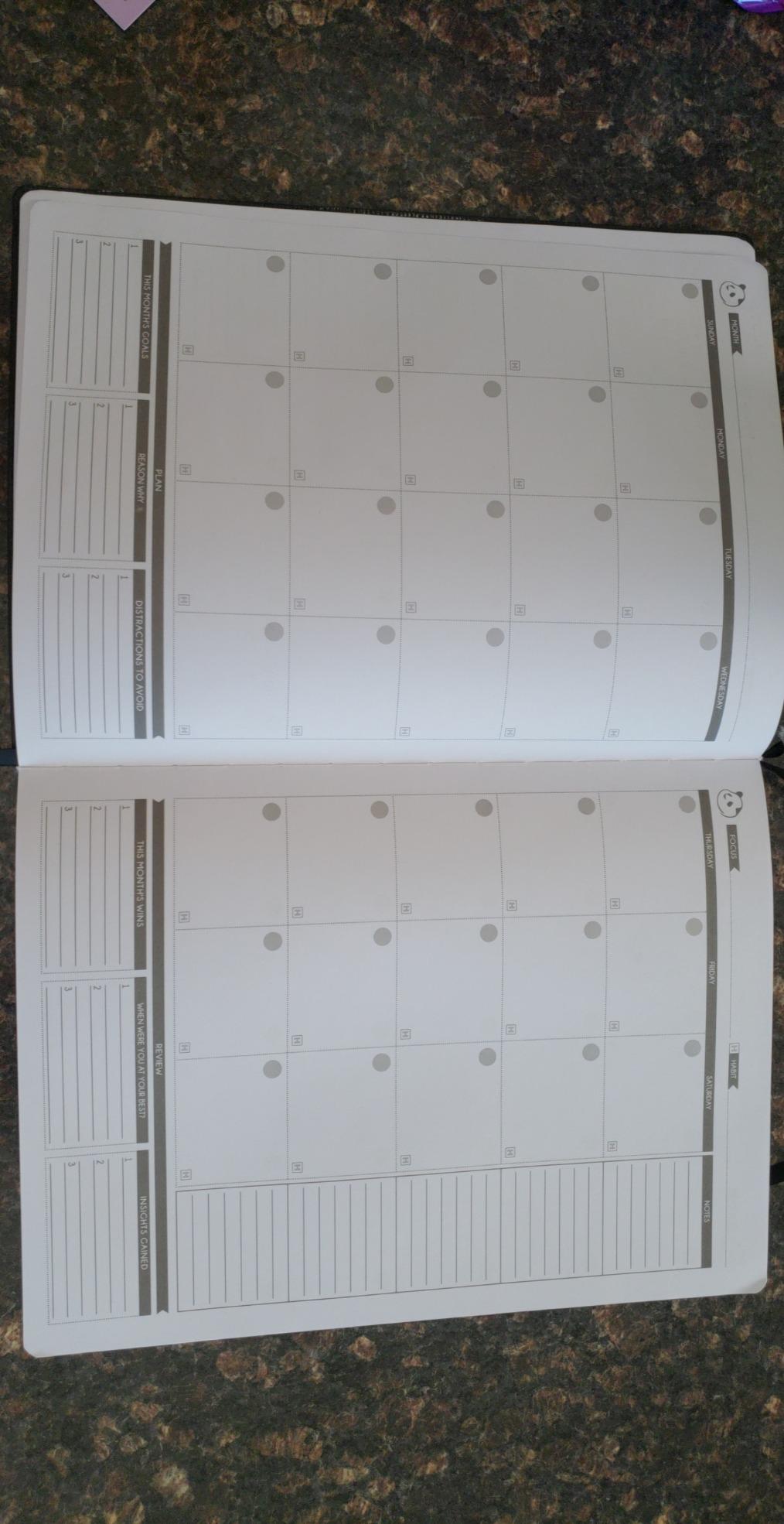 Pro A4 Daily Planner 2026, 6 Month, Large 8.5x11, Black | 6-month planner, weekly & monthly layouts, habit tracker, gratitude, 100 GSM paper, vegan leather customer photo 1