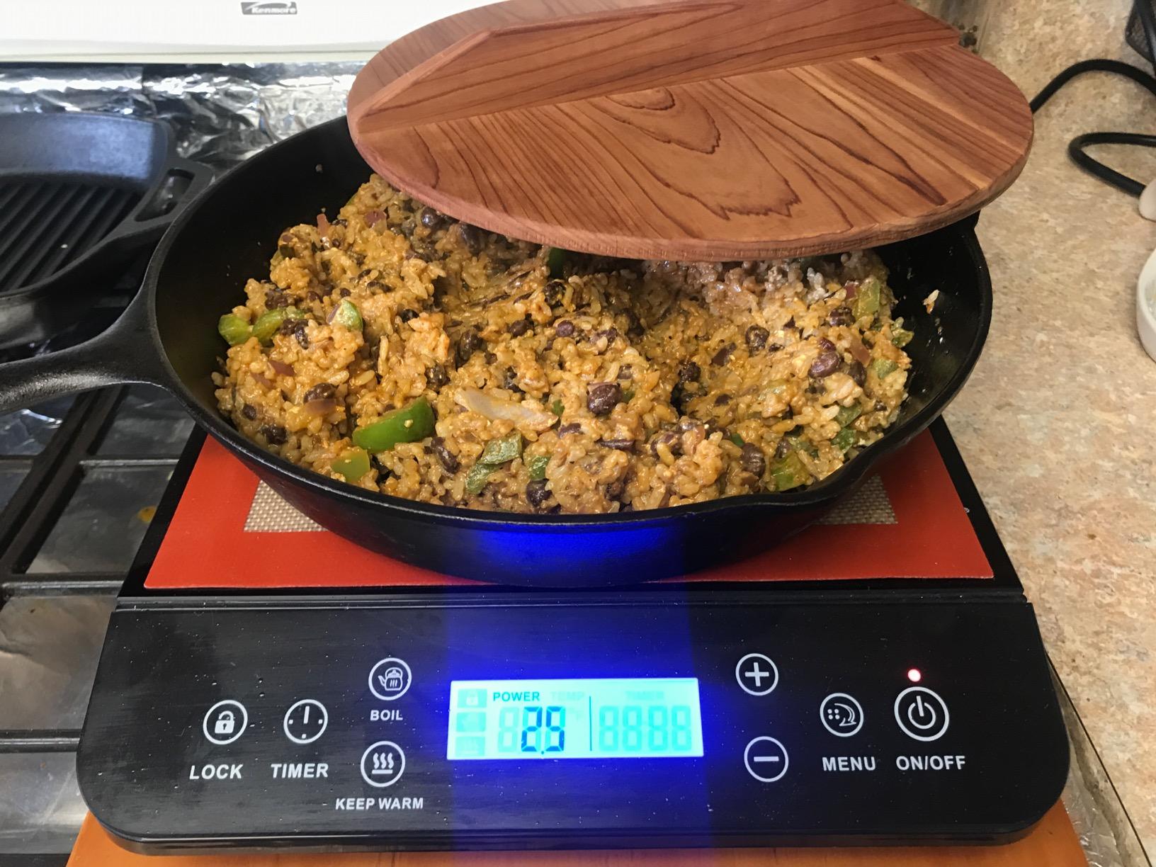Duxtop Portable Induction Cooktop, Countertop Burner 1800W Silver 9600LS | Induction Hot Plate with LCD Sensor Touch BT-200DZ customer photo 2