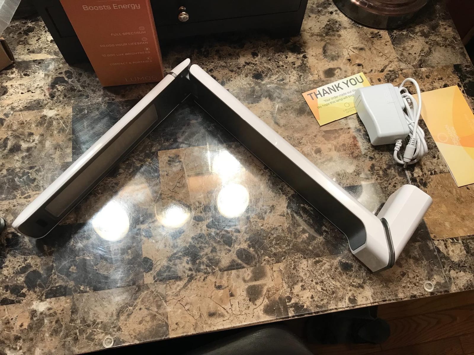 Circadian Optics Lumos 10,000 Lux Light Therapy Lamp | Seen On Shark Tank customer photo 1