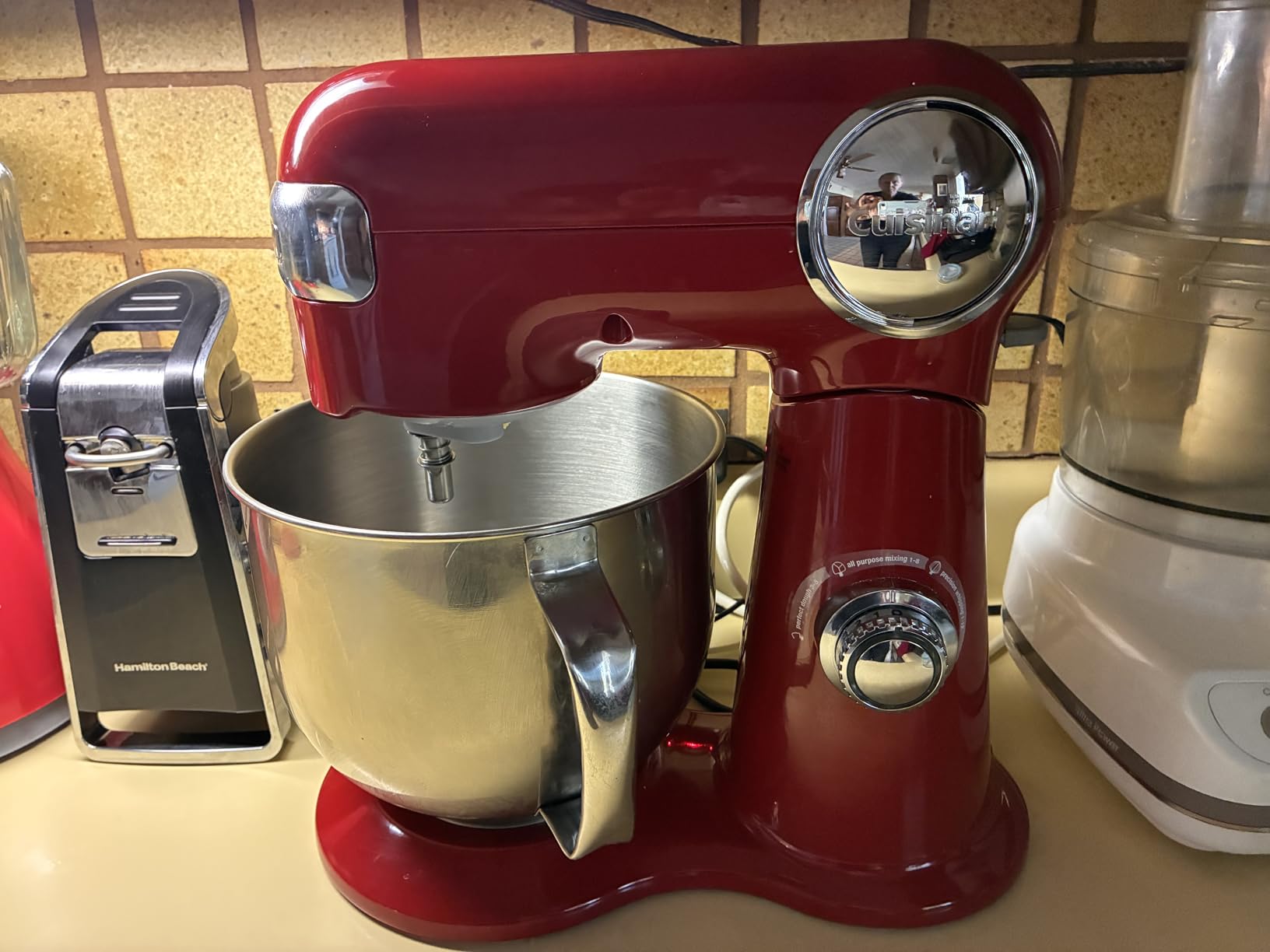 Cuisinart Stand Mixer, 12 Speeds, 5.5-Quart Mixing Bowl, SM-50BC, Silver Lining customer photo 1