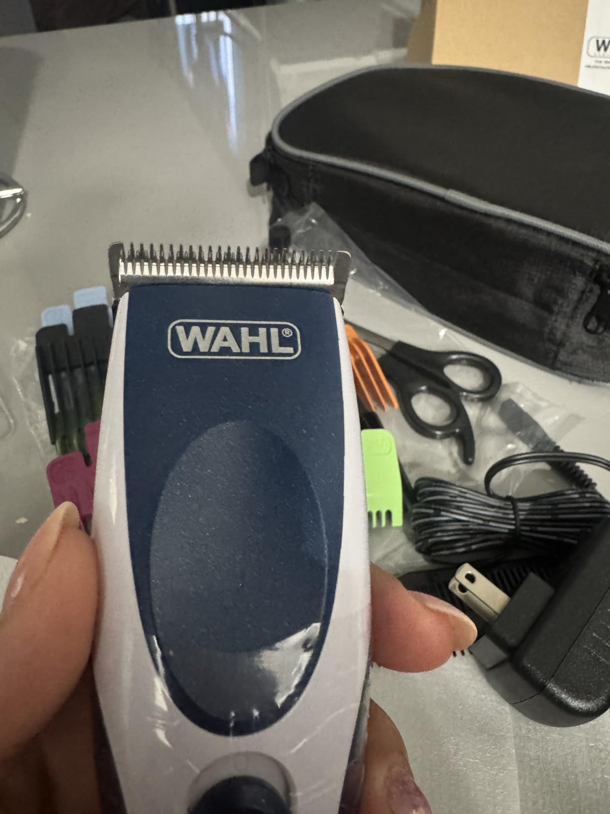 Wahl Color Pro Cordless Rechargeable Hair Clipper & Trimmer, Color Guards - Model 9649P customer photo 1