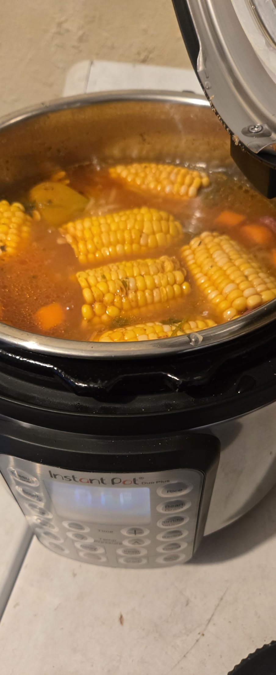 Instant Pot Duo Plus 9-in-1 Multicooker, Pressure Cooker, Slow Cooker, Rice Maker, Steamer, Sauté, Yogurt, Warmer & Sterilizer, Includes App with Over 800 Recipes, Stainless Steel, 6 Quarts customer photo 2