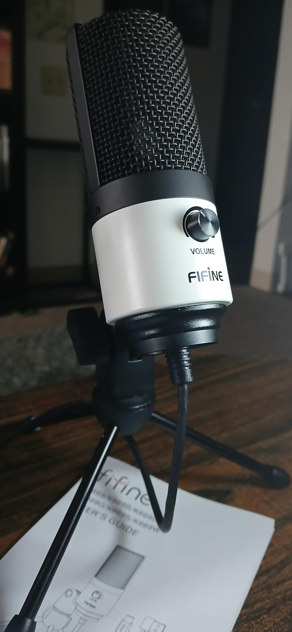 FIFINE K669B USB Microphone, Condenser Recording Mic for Vocals, Meeting - Metal Cardioid Laptop Mic for MAC OS, Windows, Voice Overs, Streaming, Online Meeting and YouTube Videos customer photo 1
