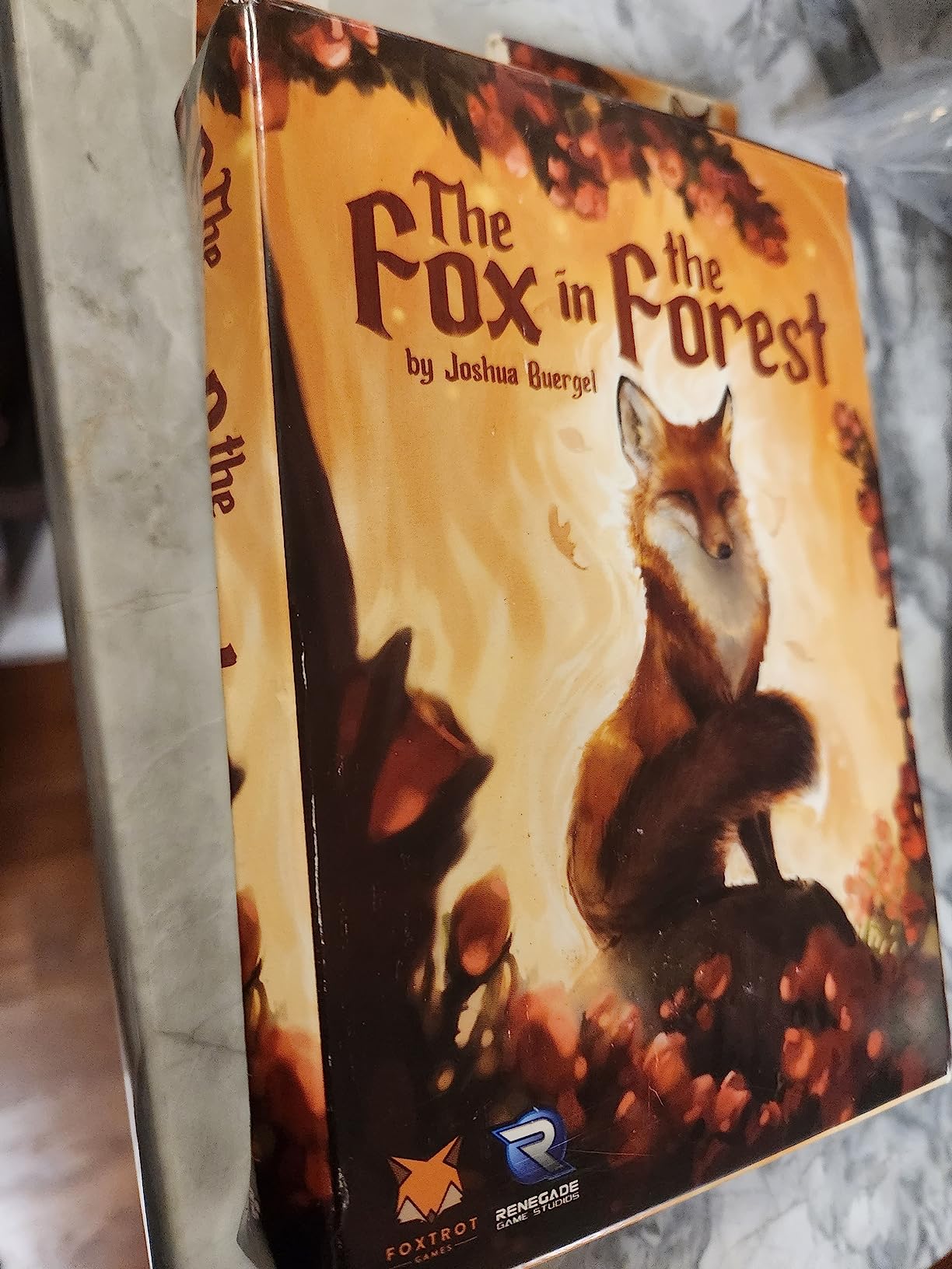Renegade Game Studios Fox in the Forest, 2 Player Card Games, Trick-Taking Strategy Game for Adults, Compact Travel Board Game, 30 min customer photo 2