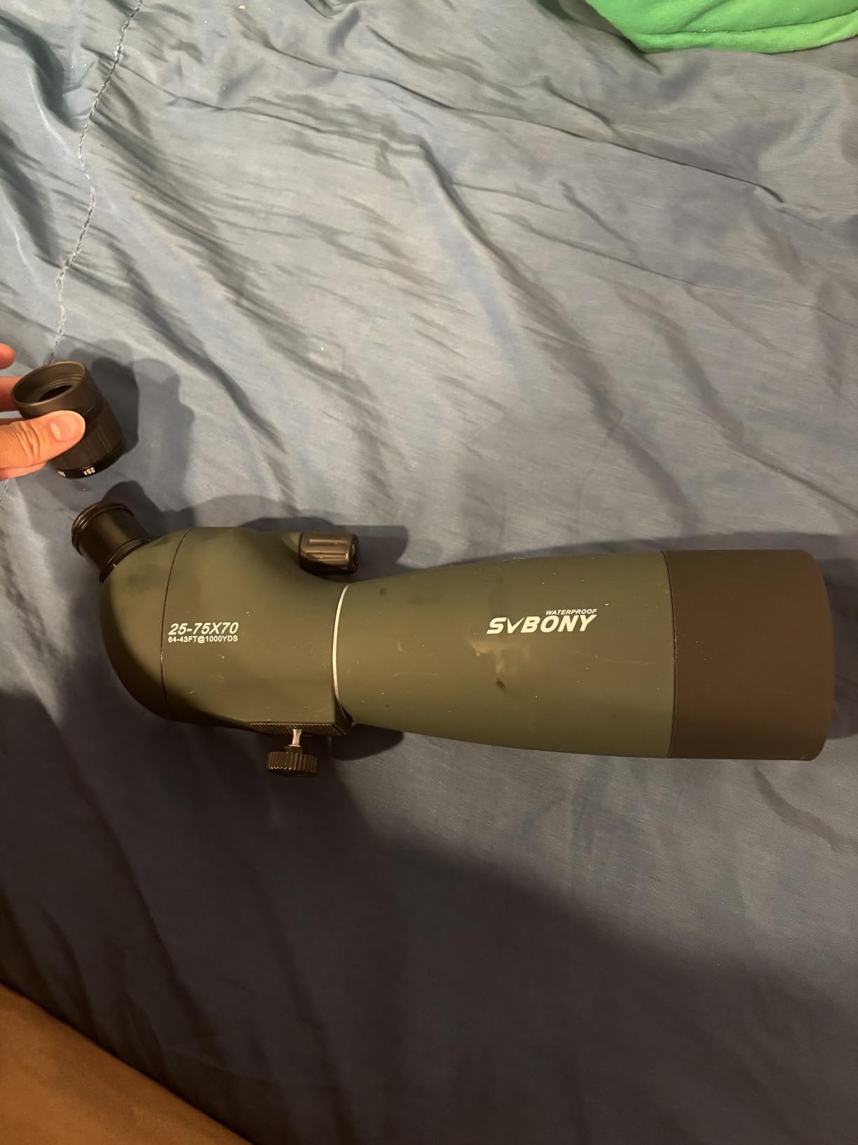 SVBONY SV28 Spotting Scopes with Tripod, Angled 25-75x70mm Spotter Scope with Phone Adapter, Waterproof Fogproof Spotting Scope for Bird Watching, Target Shooting, Wildlife Viewing customer photo 2