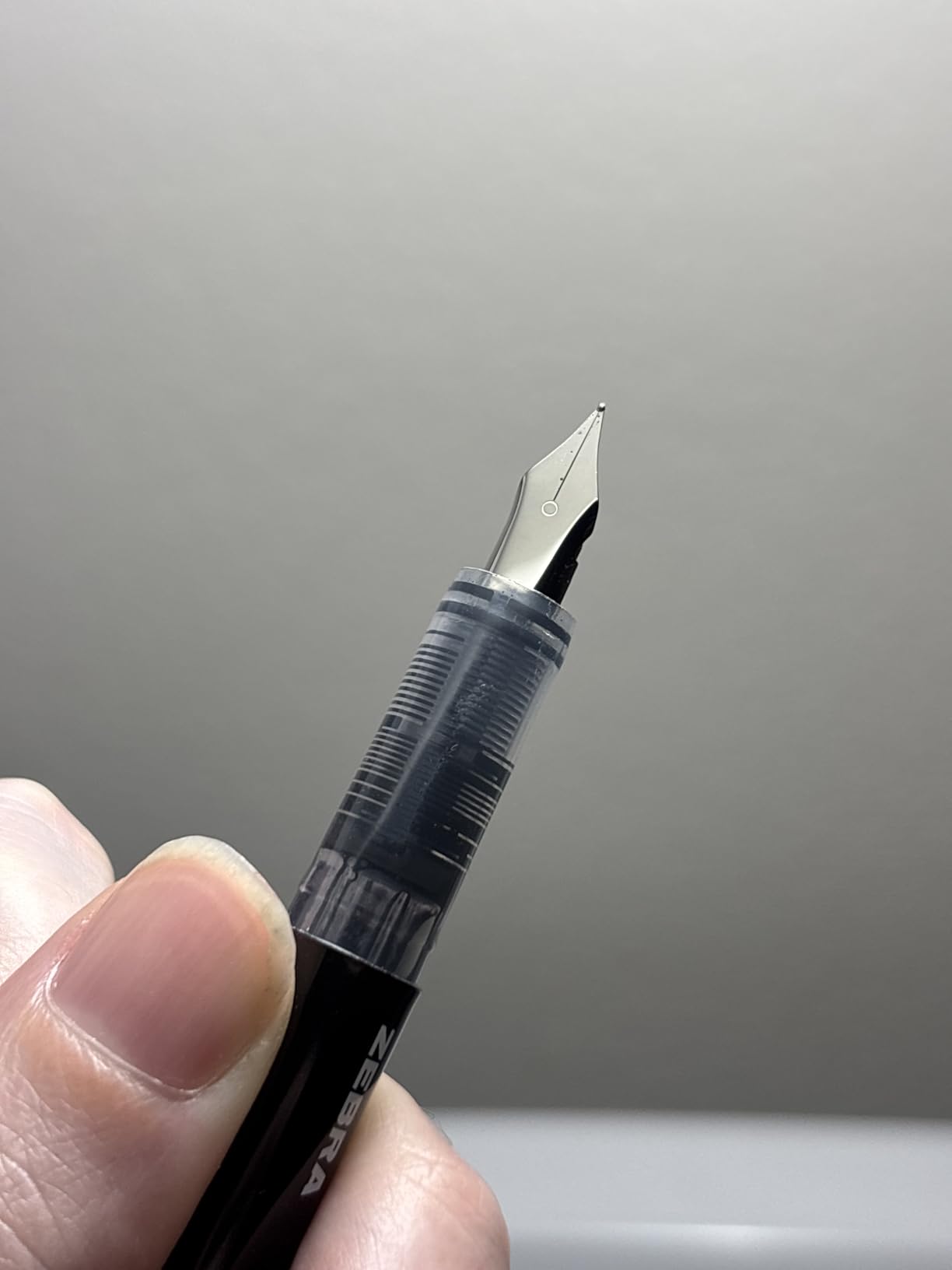 Zebra Pen Fountain Pen, Free-Flowing Liquid Black Ink, 0.6mm, 2-Pack customer photo 1