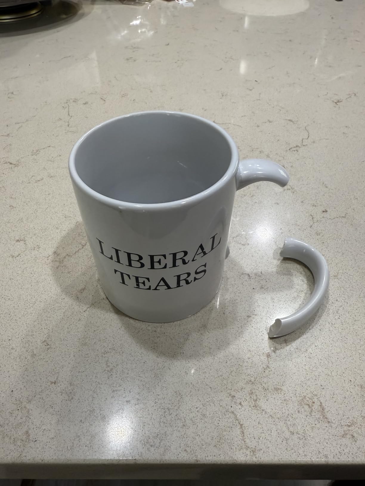 Rogue River Tactical Funny Novelty Coffee Mug - Liberal Tears Political Cup, Great Gift Idea for Republicans or Conservatives, 11 Oz, White customer photo 2