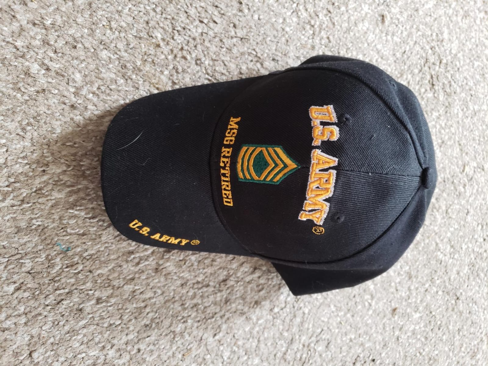 Artisan Owl Officially Licensed US Army Retired Baseball Cap - Multiple Ranks Available! customer photo 1