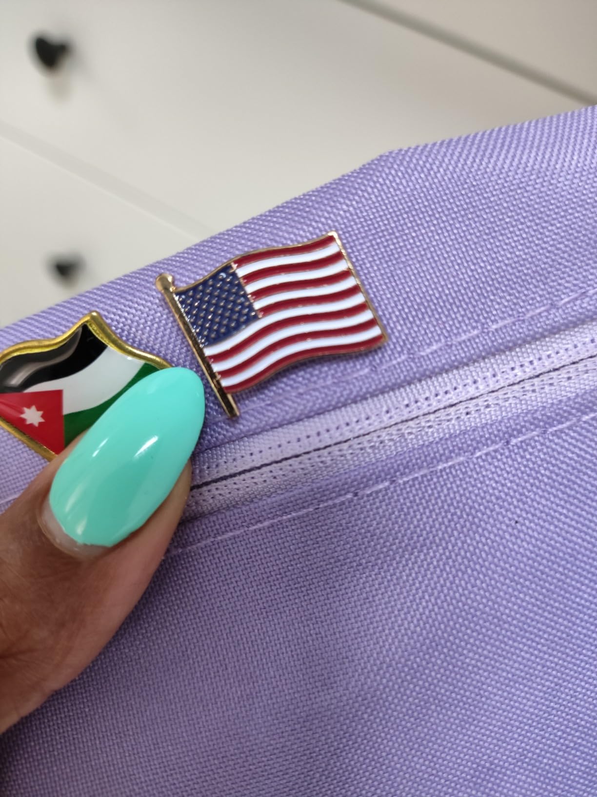 Desert Cactus United States of America Metal Lapel Pin (Waving Flag Gold) | Officially Licensed USA Merchandise Lapel Pin Enamel Formal Wear Bag & Hat Jewelry Tie Tack Brooch Pin customer photo 2
