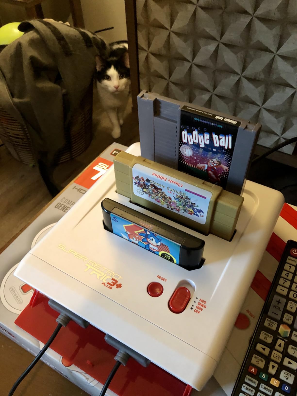 Retro-Bit Super Retro Trio HD Plus 720P 3-in-1 Console System - Play Original NES/SNES and Sega Genesis Games customer photo 1