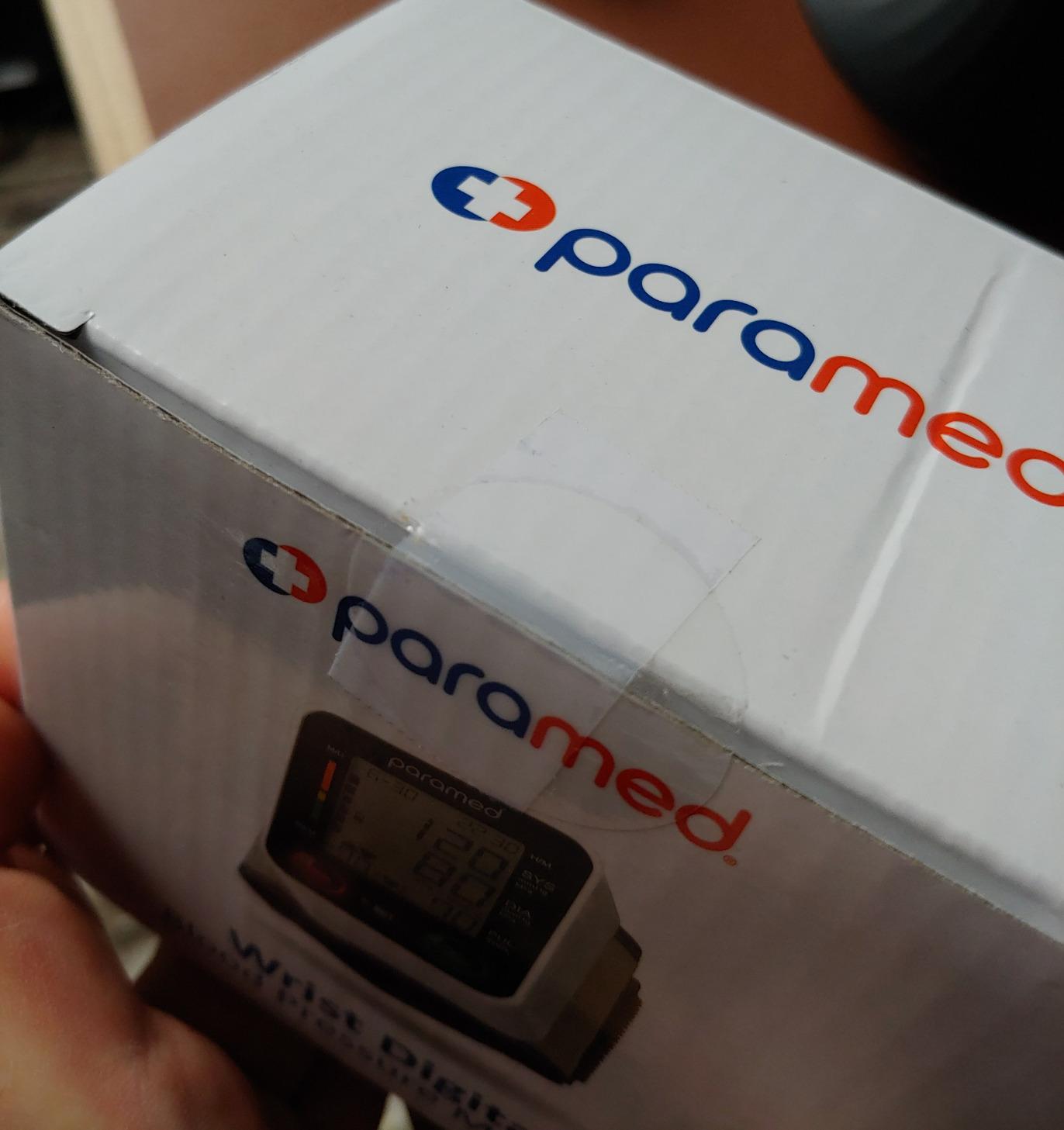 PARAMED Automatic Wrist Blood Pressure Monitor: Blood-Pressure Kit of Bp Cuff + 2AAA and Carrying case - Irregular Heartbeat Detector & 90 Readings Memory Function & Large Display customer photo 1