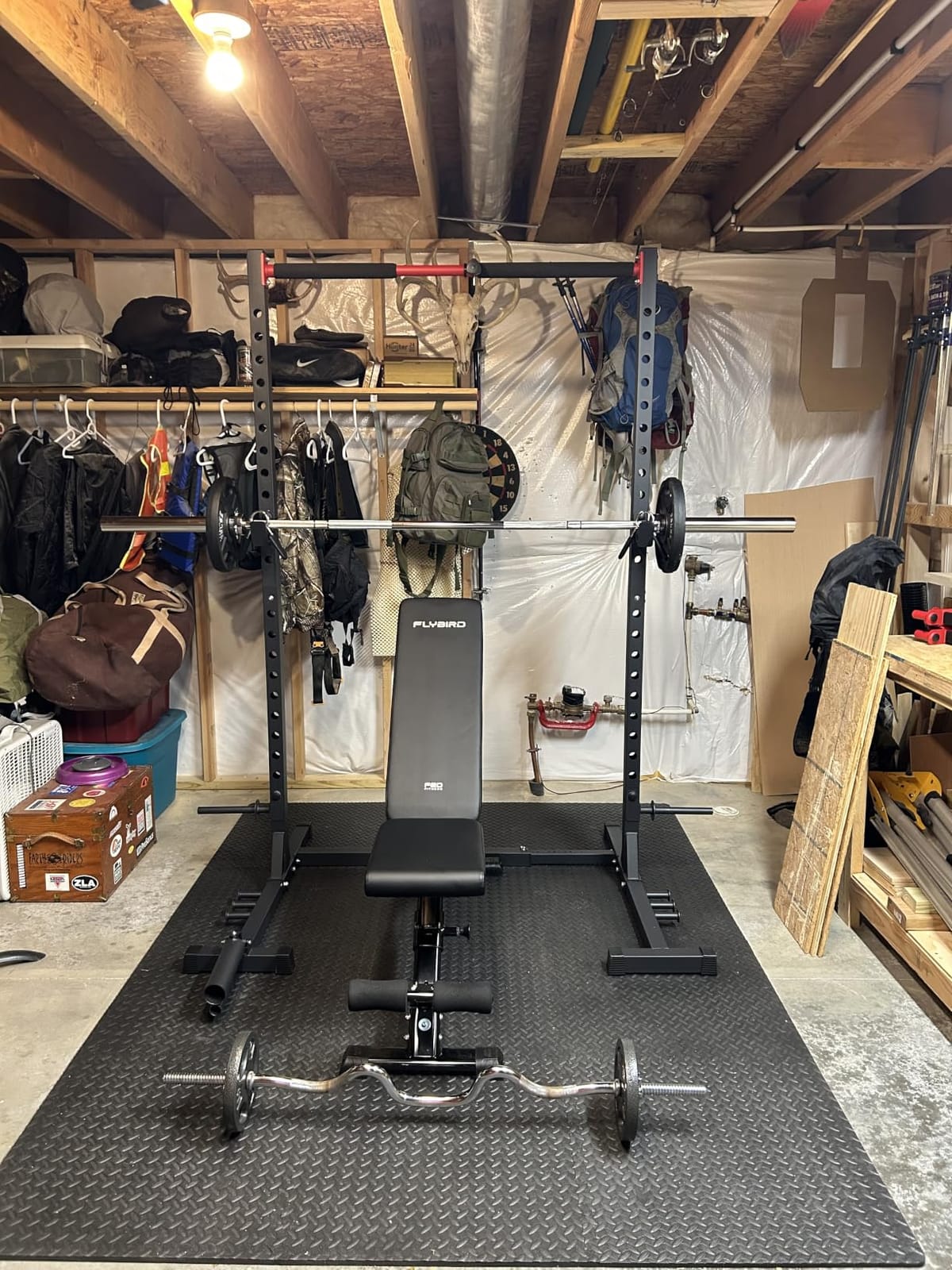 FLYBIRD WB5 Weight Bench, ASTM-Certified 800LBS Adjustable Weight Bench Workout Bench Foldable for Home Gym customer photo 1