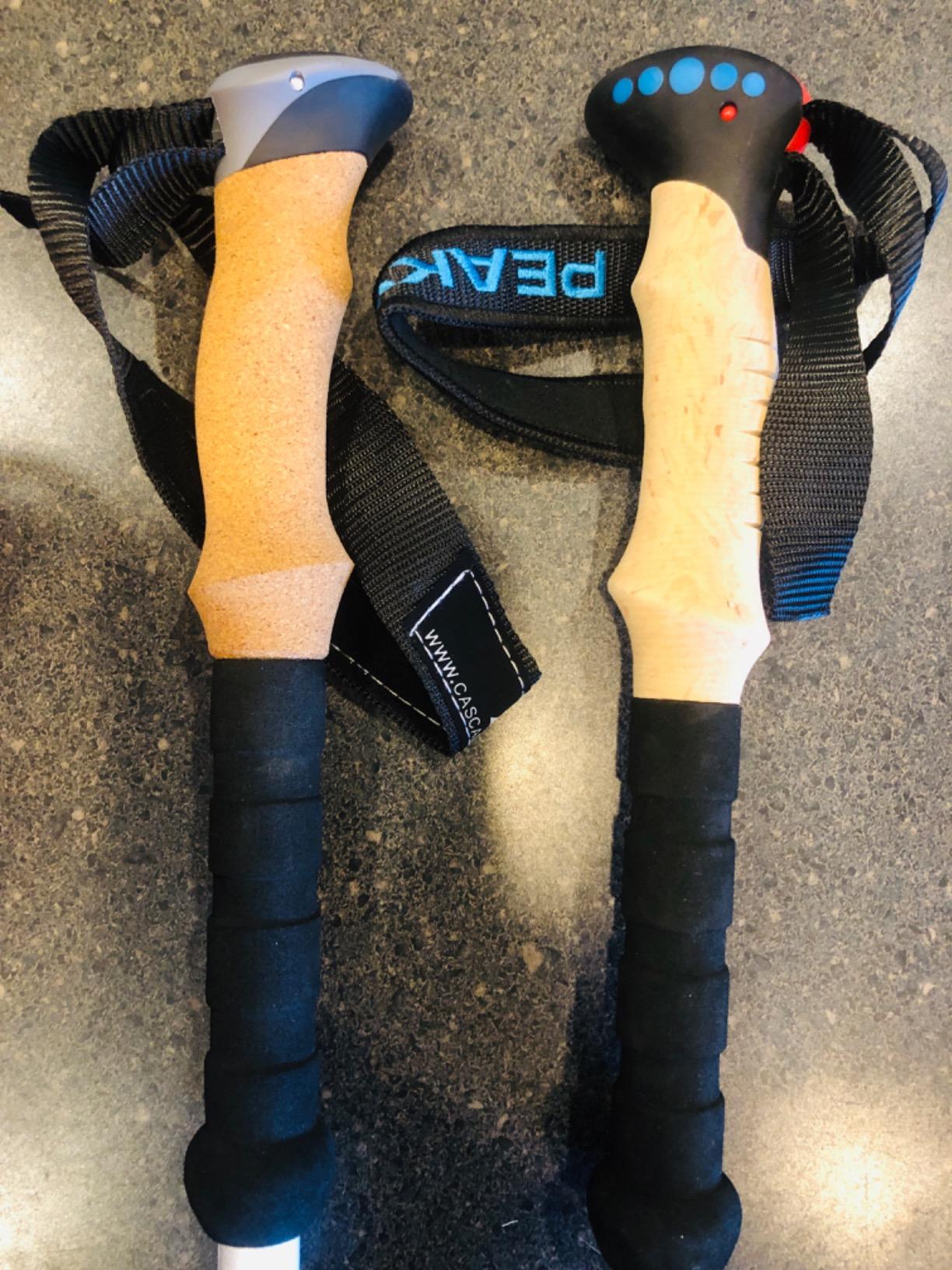 Cascade Mountain Tech Trekking Poles - Carbon Fiber Walking or Hiking Sticks with Quick Adjustable Locks customer photo 1
