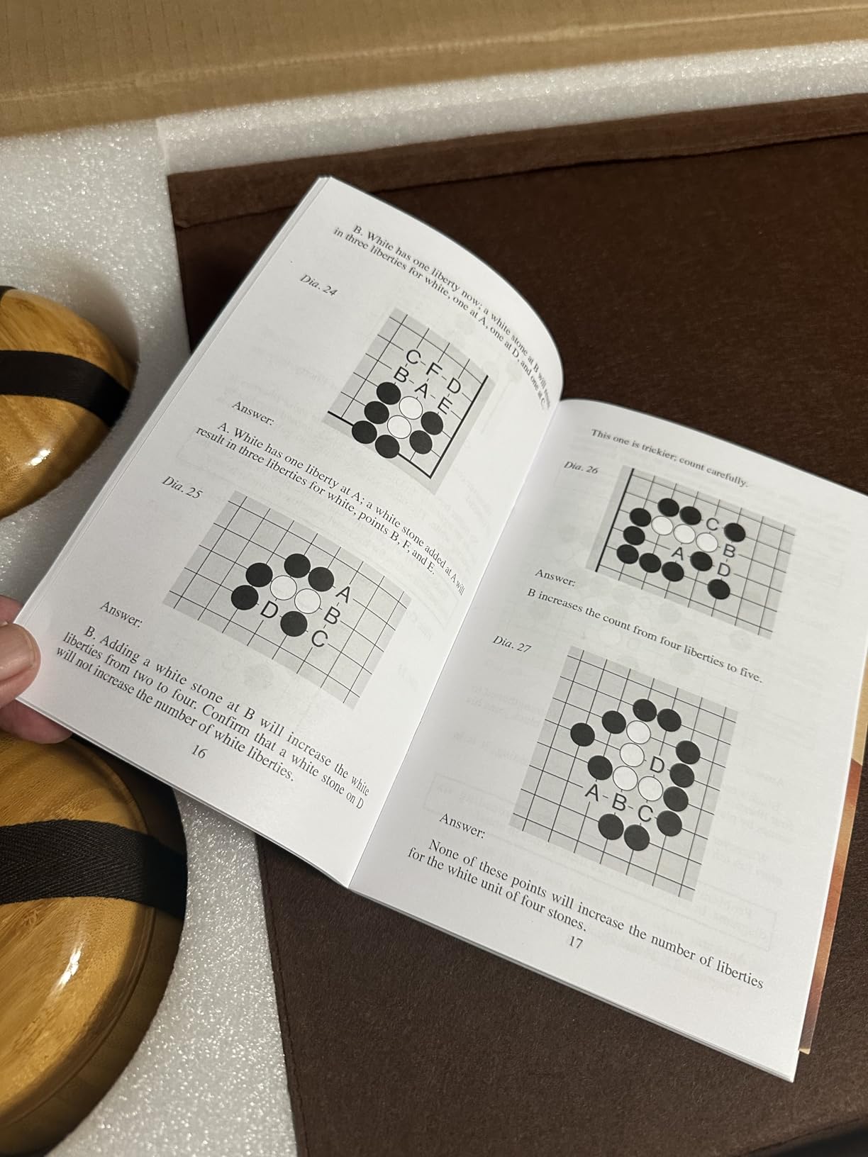Yellow Mountain Imports Bamboo 2-Inch Reversible 19x19/13x13 Go Game Set Board with Double Convex Melamine Stones and Bamboo Bowls - Classic Strategy Board Game (Baduk/Weiqi) customer photo 2