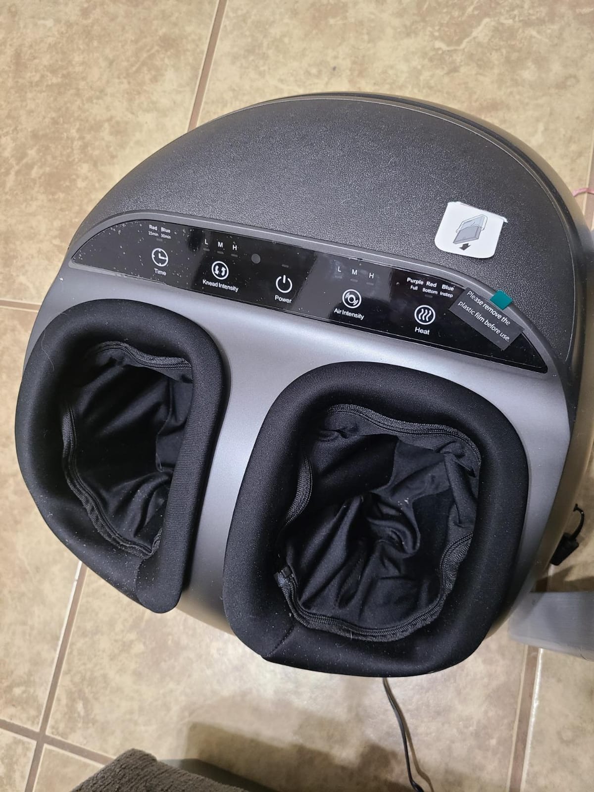 RENPHO Full Foot Massager with Heat, Deep Shiatsu for Plantar Fasciitis customer photo 2