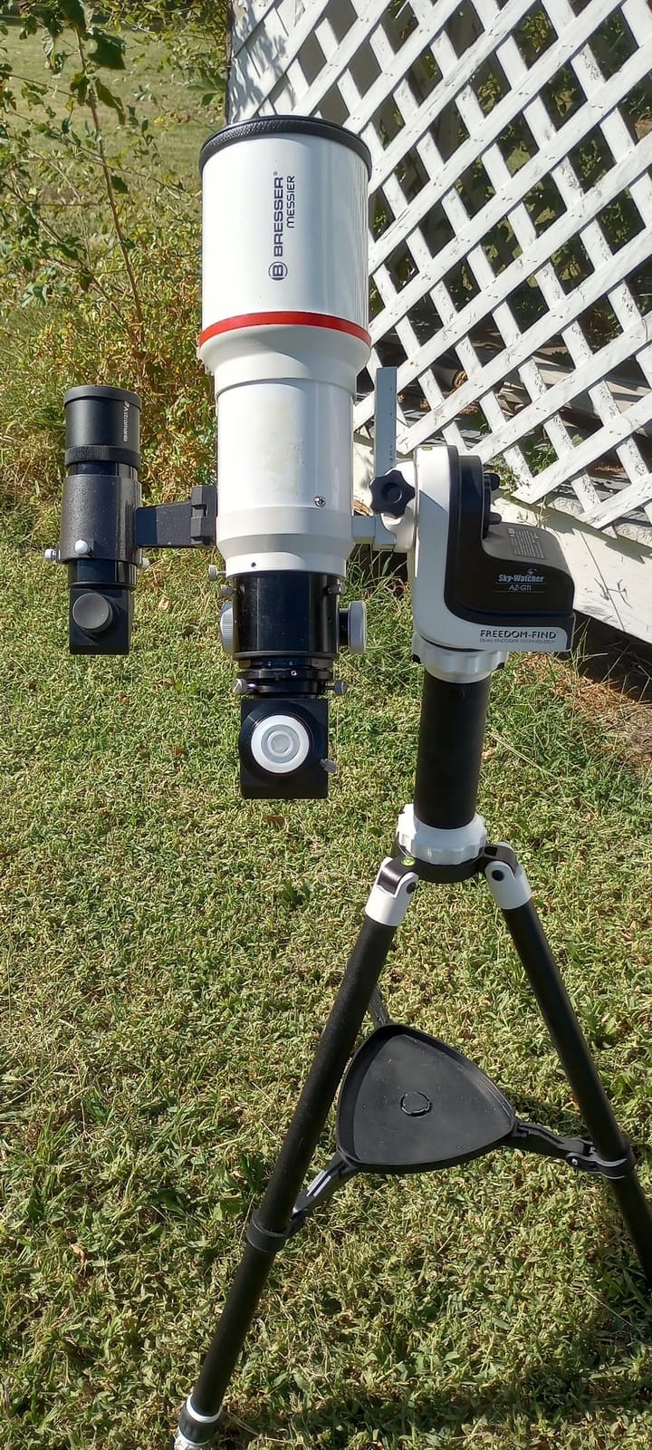 Sky-Watcher AZ-GTI Portable Computerized GoTo Alt-Az Mount for On-The-Go Astronomy WiFi Enabled App Controlled customer photo 1