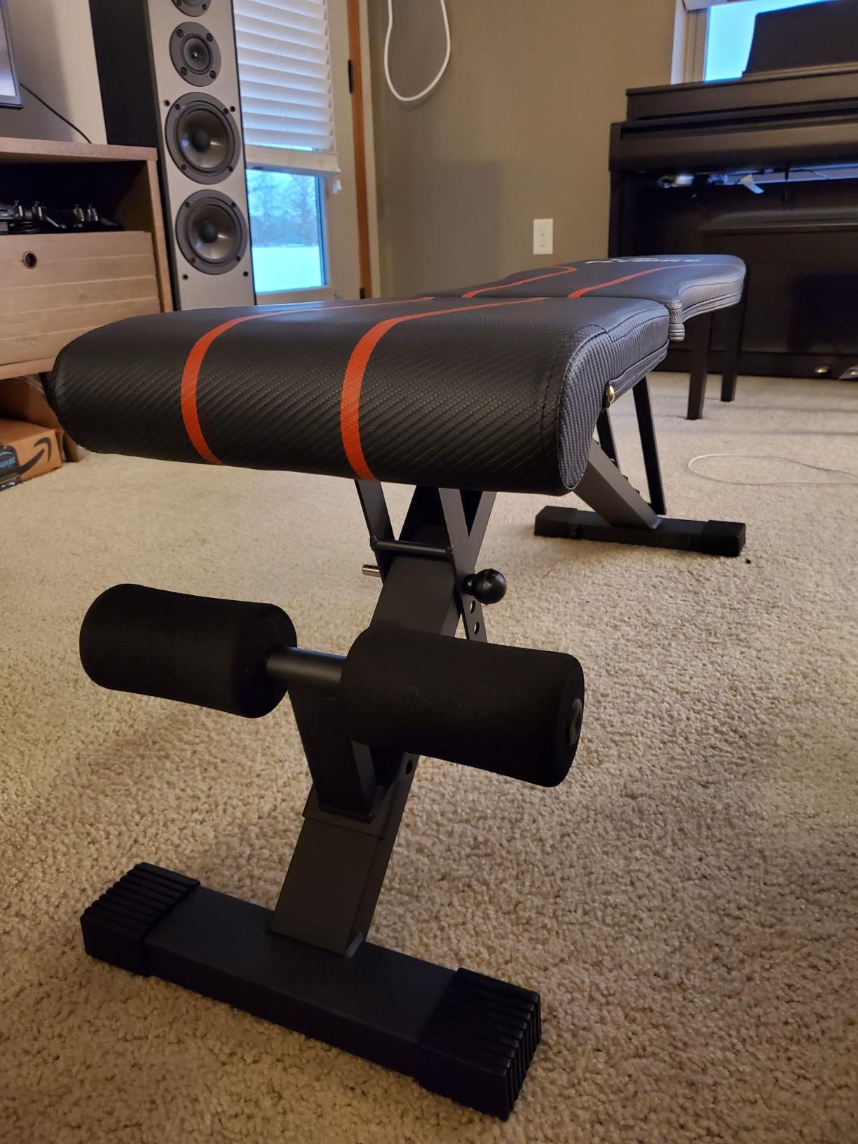 FLYBIRD WB2 Weight Bench, Utility Adjustable Weight Bench for Full Body Workout customer photo 1