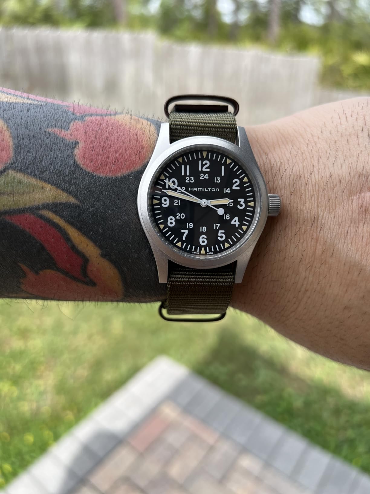 Hamilton Khaki Field Mechanical Men's Watch, 38mm, Swiss Made customer photo 1