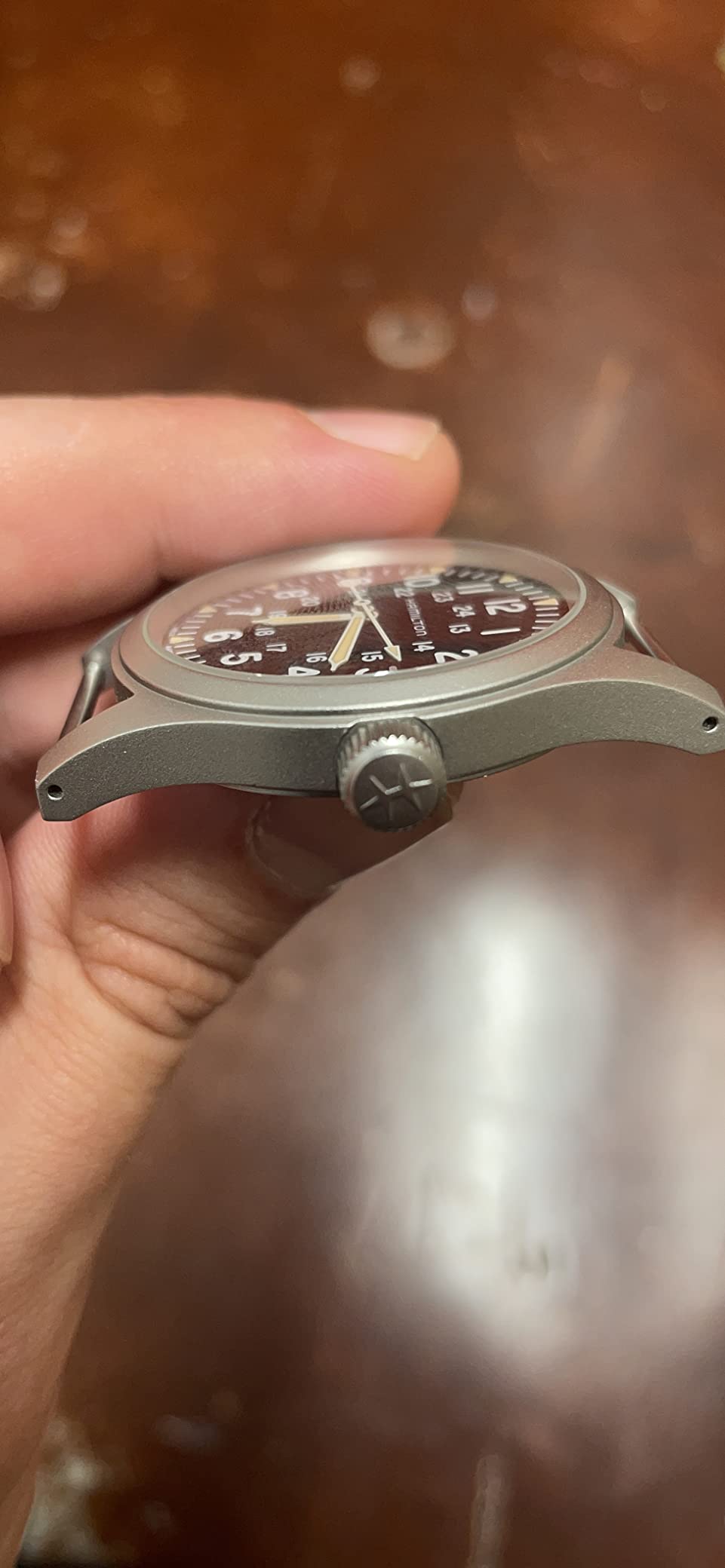 Hamilton Khaki Field Mechanical Men's Watch, 38mm, Swiss Made customer photo 2
