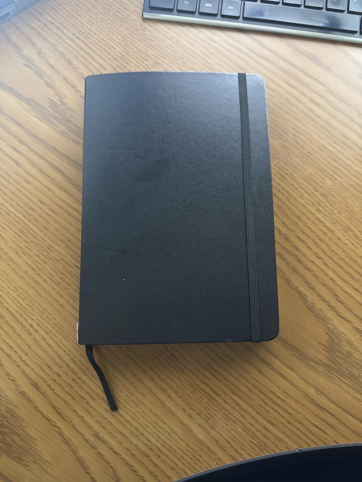 PAPERAGE Lined Journal Notebook, (Black), 160 Pages, Medium 5.6 in x 8 in - 100 GSM Thick Paper - Hardcover Journaling Notebook for Work, School & Note Taking customer photo 2