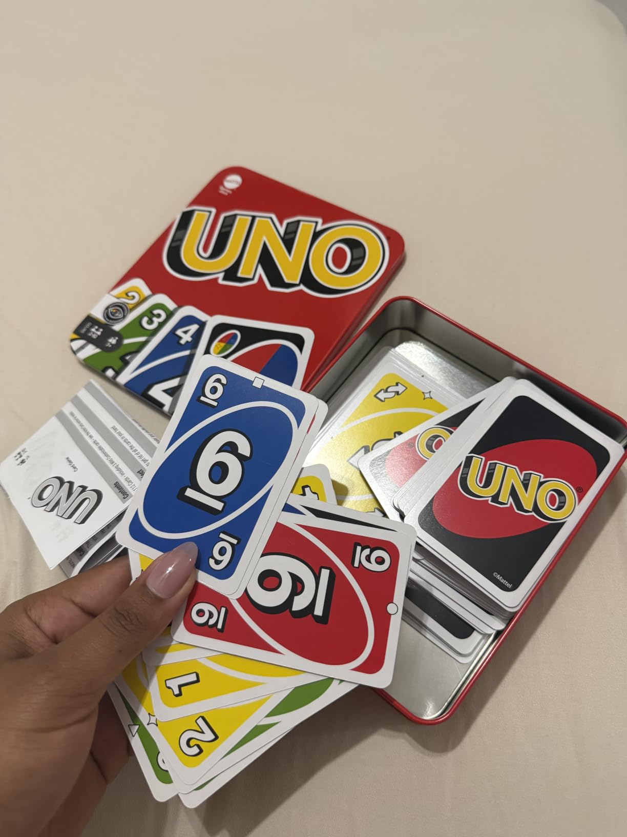 Mattel Games UNO Card Game for Kid, Adult & Family Nights & Parties, Travel & Vacations, Color Blind Accessible & Customizable Deck customer photo 1