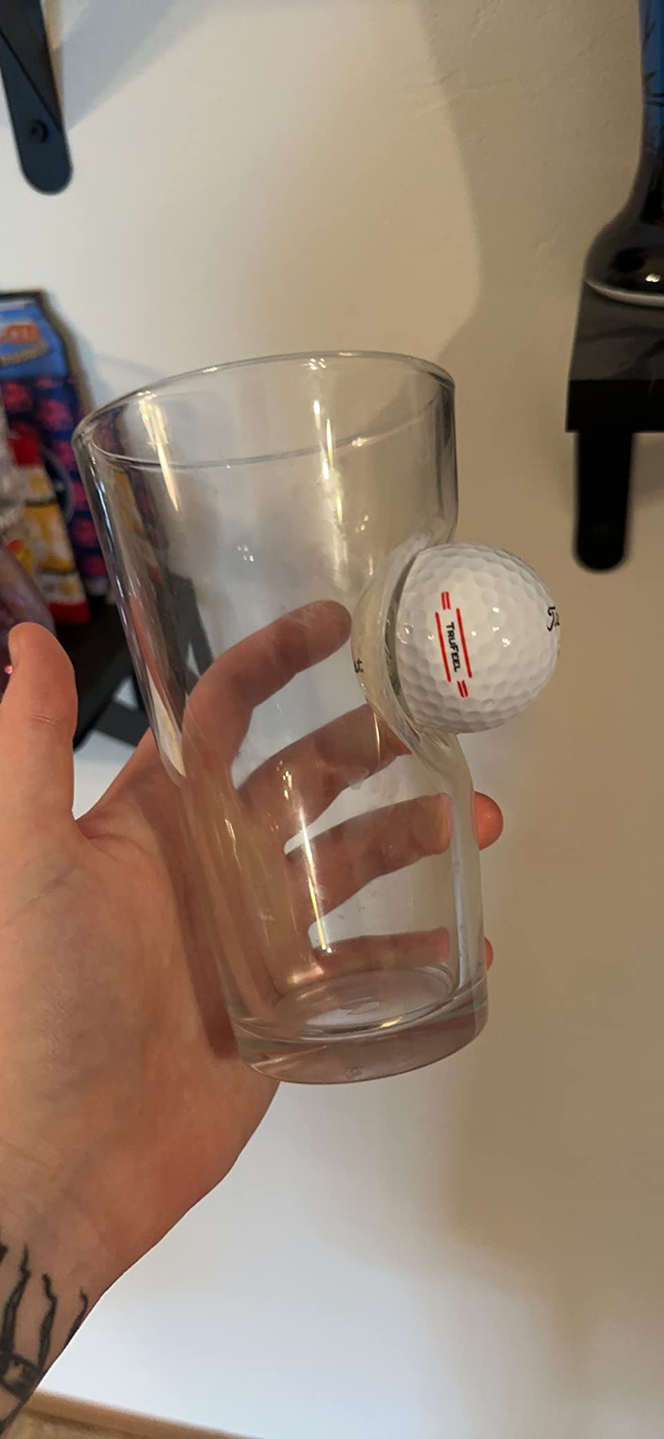 BenShot Golf Ball Pint Glass - 16oz | Made in the USA customer photo 1
