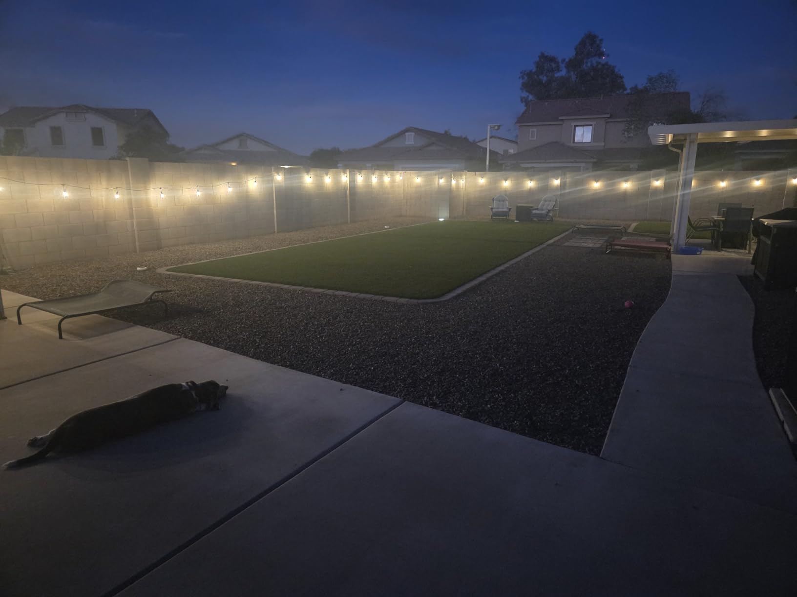 addlon LED Outdoor String Lights 48FT Edison Vintage Weatherproof ETL, Commercial Grade Strand with Shatterproof Bulbs, Decorative Hanging Lights for Patio Backyard Garden Cafe Bistro Deck customer photo 2