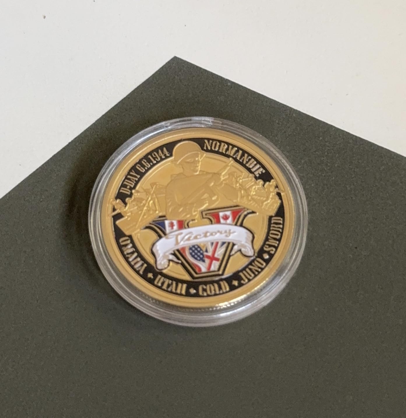 United States Army World War II Challenge Coin WWII Europe Soldier Veterans Gift customer photo 1