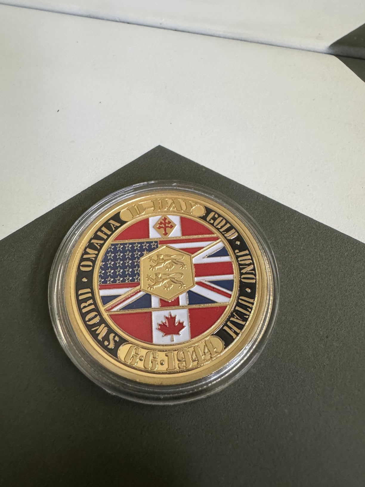 United States Army World War II Challenge Coin WWII Europe Soldier Veterans Gift customer photo 2