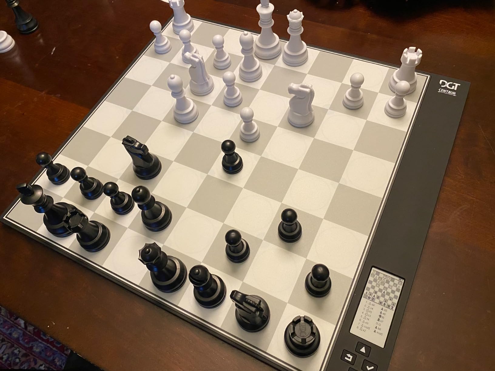 DGT Centaur 40 x 40cm Chess Computer | LED move indicators, weighted pieces, e-paper display, rechargeable power customer photo 1