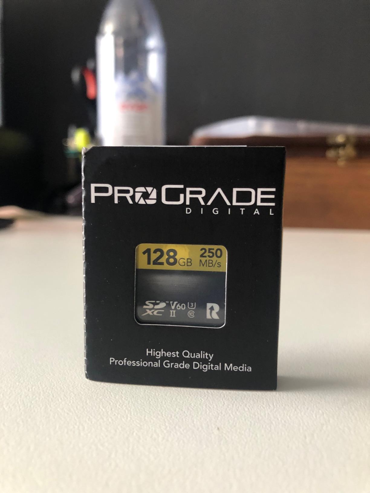 ProGrade Digital SDXC UHS-II V60 Gold Memory Card (256GB) - 250MB/s Read, 130MB/s Write customer photo 1