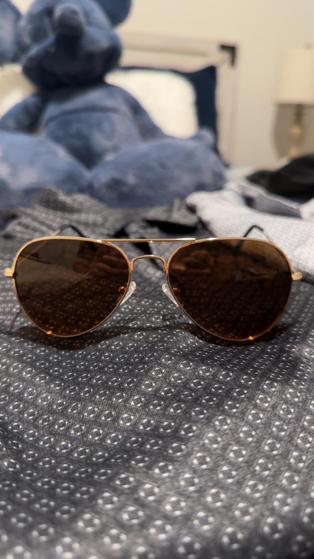KALIYADI Classic Aviator Sunglasses for Men Women Driving Sun glasses Polarized Lens UV Blocking customer photo 2