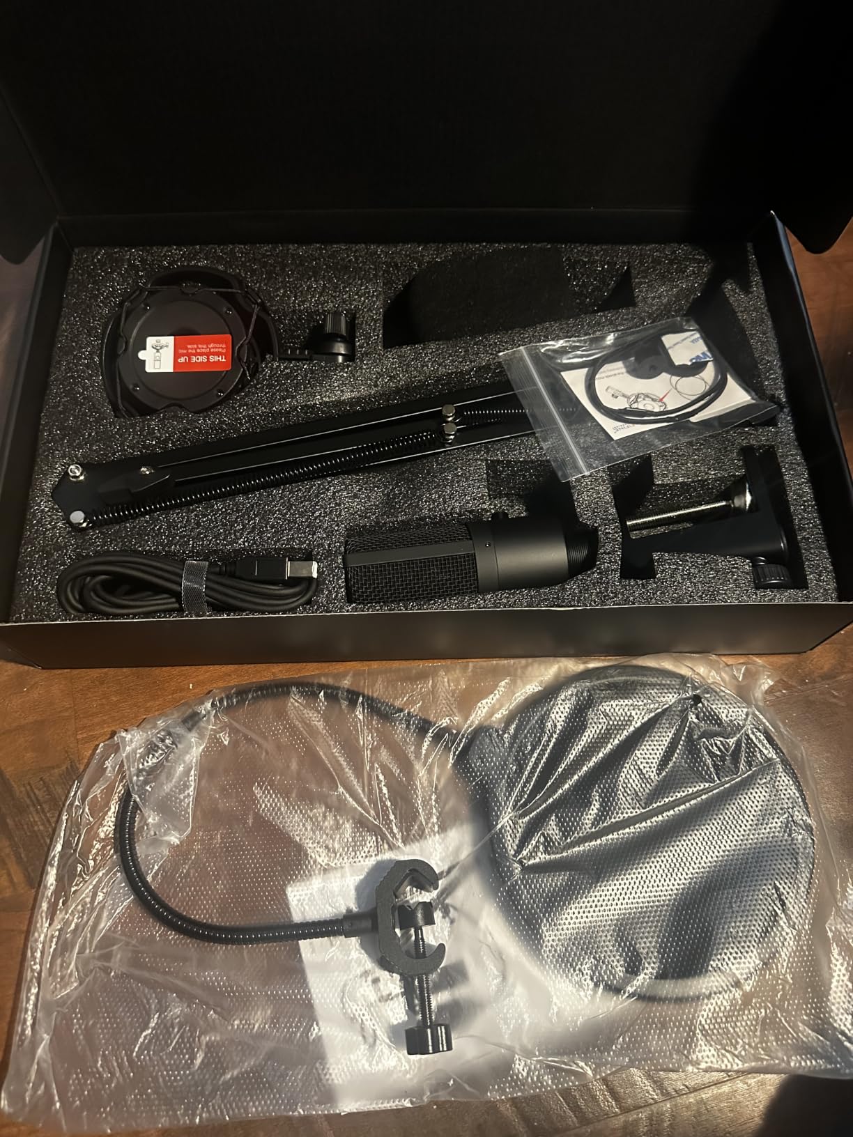 FIFINE T669 Studio Condenser USB Microphone Kit for Recording Podcasting - Computer Microphone Kit with Adjustable Boom Arm Stand, Shock Mount for Vocal, Instruments, Gaming, Streaming customer photo 1