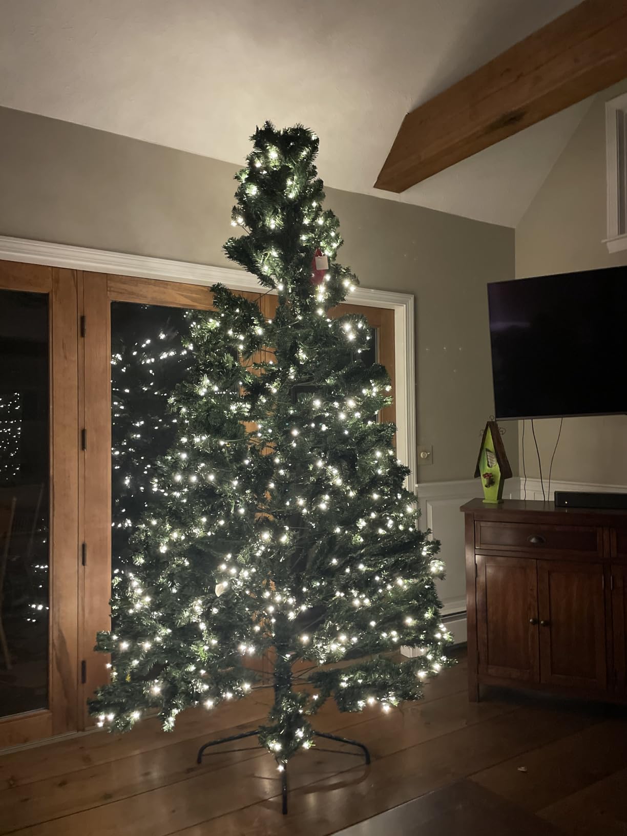 Best Choice Products 4.5ft Artificial Christmas Tree with LED Twinkling Lights, Pre-Lit Spruce Realistic Holiday Xmas Décor, 200 Lights, 763 Tips customer photo 2