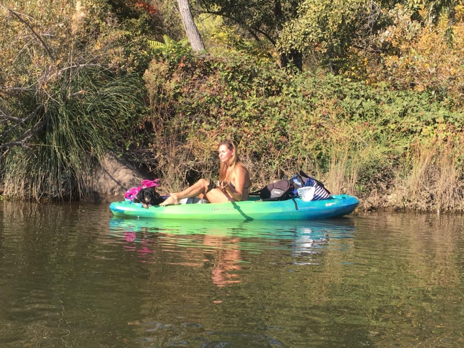 Perception Zip 9.5 | Sit on Top Kayak for All-Around Fun | Stable and Fast | Rear Storage with Tie Downs customer photo 1