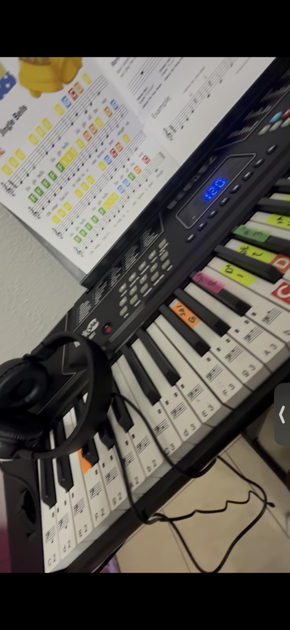 RockJam RJ5061 61 Key Keyboard Piano Kit with Stand, Bench & Headphones customer photo 2