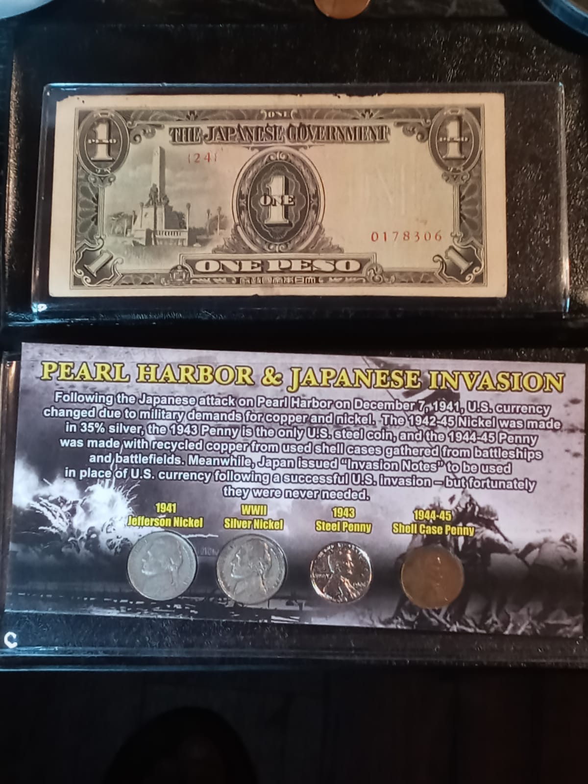 Pearl Harbor and Japanese Invasion Coin & Currency Collection customer photo 1