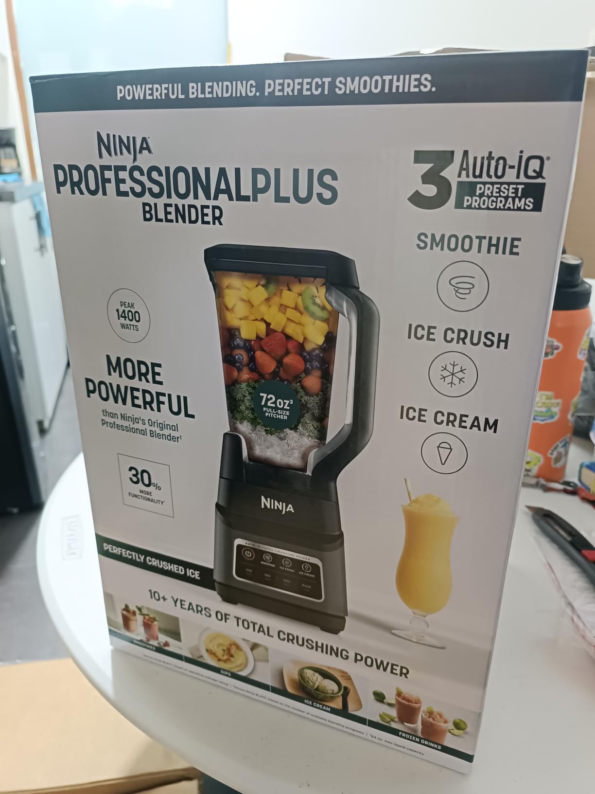 Ninja Professional Plus Blender, Auto-iQ, 1400W, 72oz Pitcher, BN701 customer photo 1