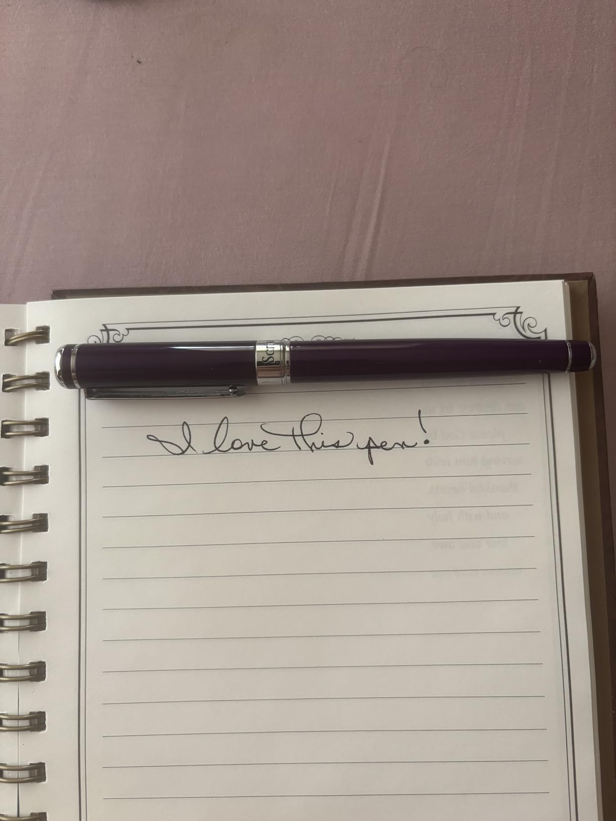 Scriveiner Midnight Blue Rollerball Pen - Stunning Blue Lacquer Luxury Pen, Chrome Finish, Schmidt Ink Refills, Men & Women, Professional, Executive Office, Nice Pen customer photo 2