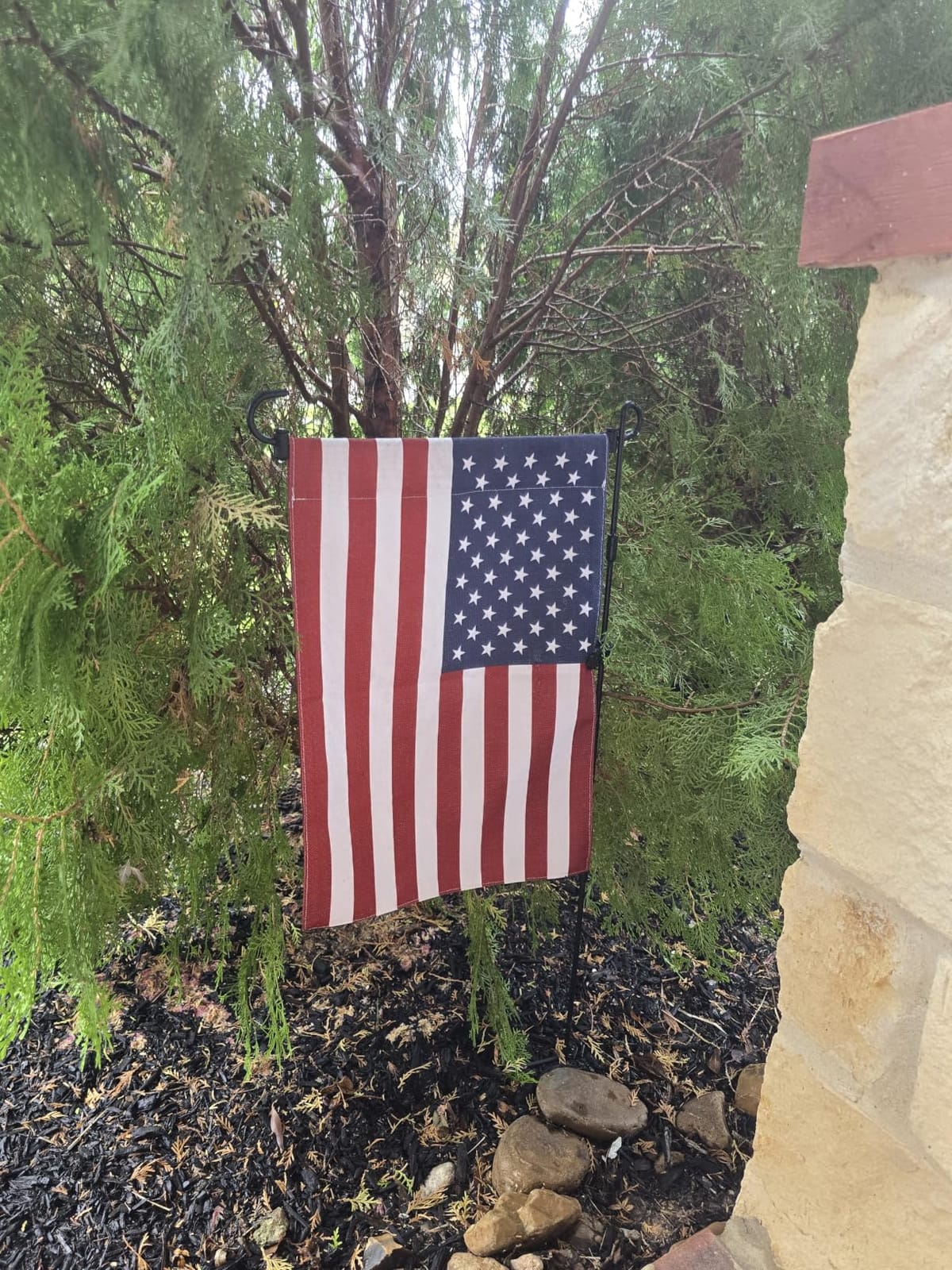 American Flag USA Garden Flag 12 x 18 - Patriotic Double Sided Small Flags for Yard customer photo 1