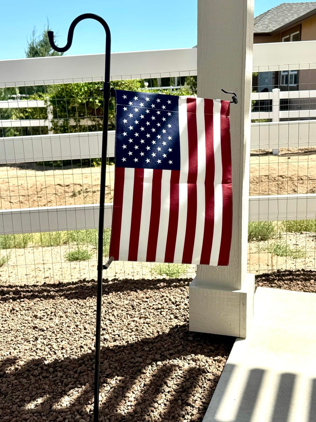 American Flag USA Garden Flag 12 x 18 - Patriotic Double Sided Small Flags for Yard customer photo 2