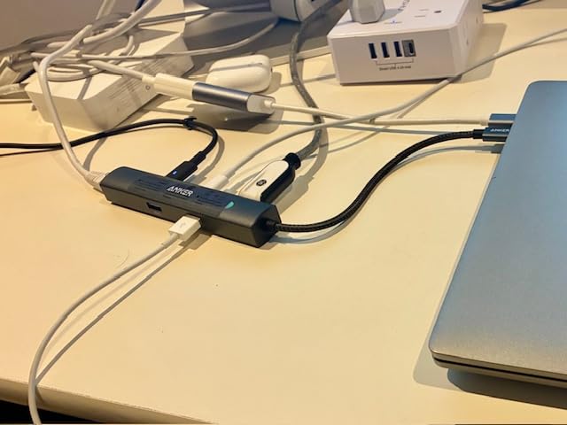 Anker USB-C Hub with Ethernet, 6-in-1 Multiport USB C to Ethernet Adapter | 4K HDMI Adapter with Ethernet, 65W Max PD, USB-C & 2 USB-A Data Ports, for MacBook Air, iPad Pro, XPS, Home Office and More customer photo 2