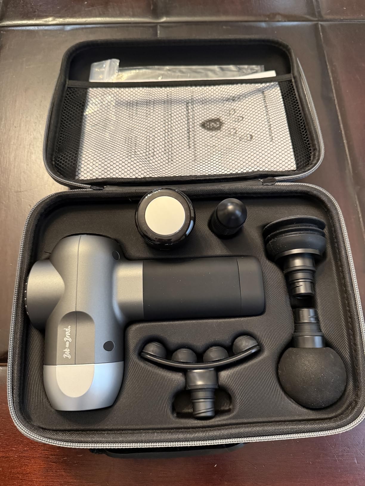 BOB AND BRAD C2 Massage Gun, FSA Eligible & HSA Approved Deep Tissue Percussion Massager Gun, Muscle Massager with 5 Speeds and 5 Heads customer photo 1