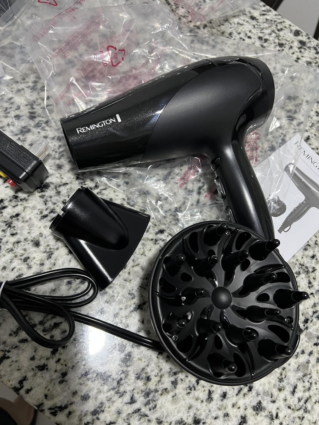 Remington Damage Protection Hair Dryer, Ceramic Ionic Technology customer photo 2