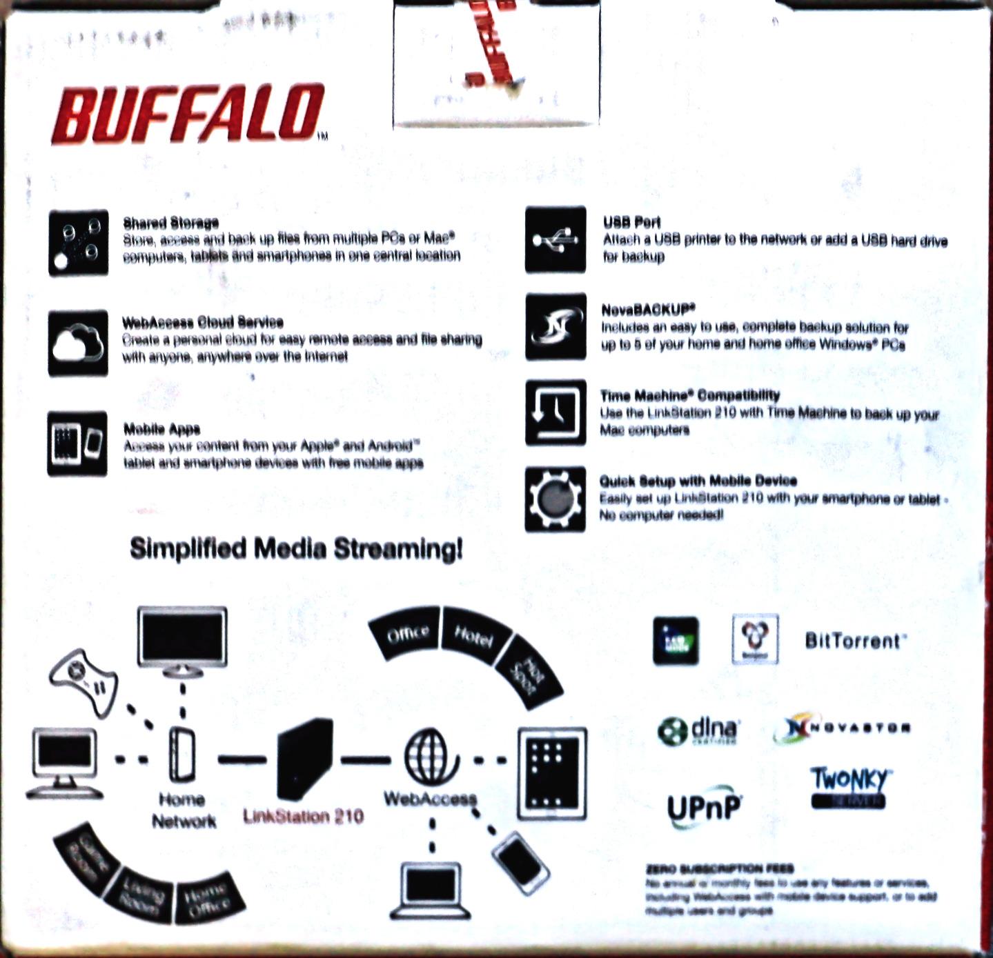 BUFFALO LinkStation 210 6TB 1-Bay NAS Network Attached Storage with HDD Hard Drives Included NAS Storage that Works as Home Cloud or Network Storage Device for Home customer photo 1